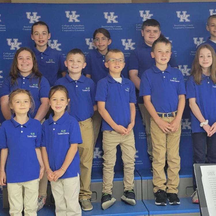 Treble chorus group picture 2023